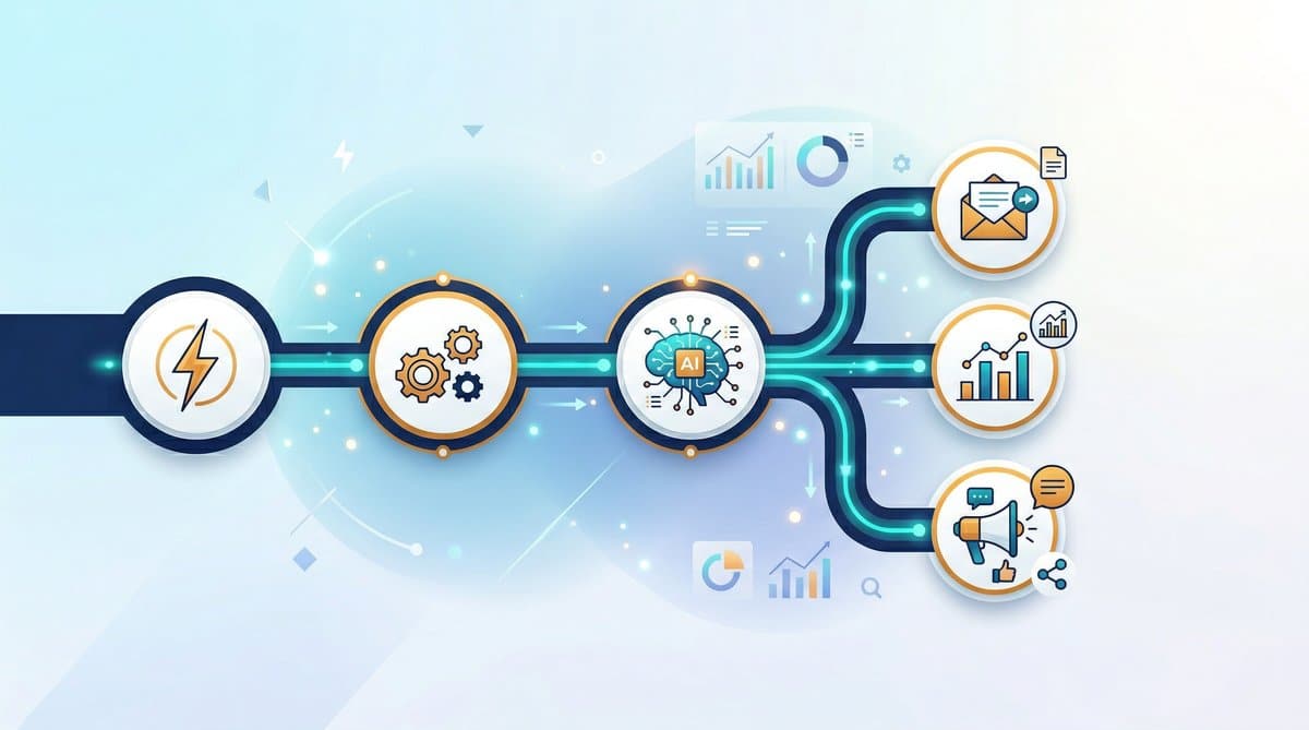 n8n 自動化工作流平台介面示意圖